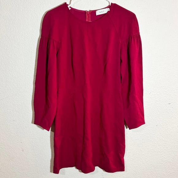 ALC Red Sheath Dress Size 6 - Picture 1 of 4